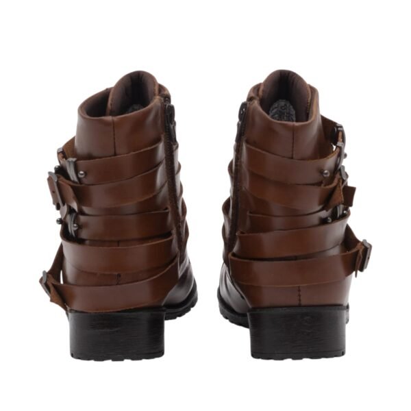 Bota Cano Curto Tiras Afiveladas - Sonho dos Pés - Imagem 4